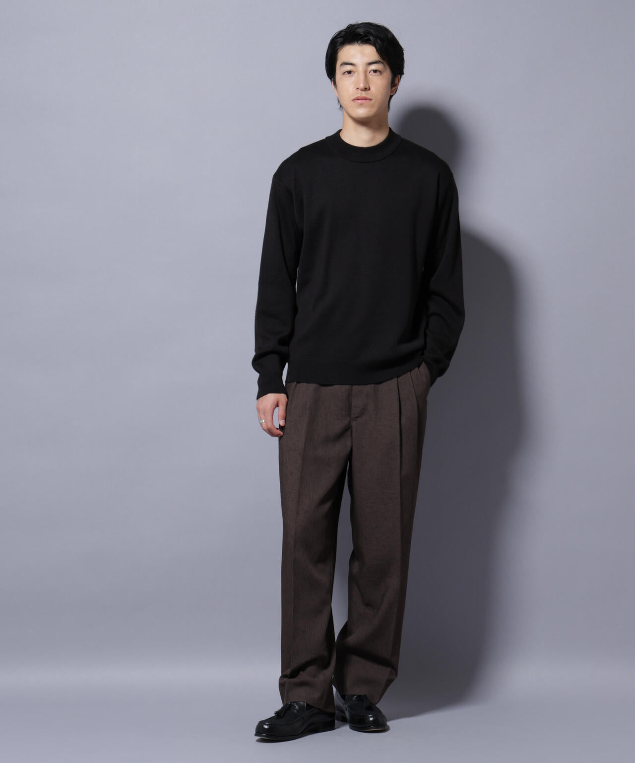 Patagonia モックネック ニット Mサイズ タスマニアウールミックス ミラノリブリラックスモックネックニット