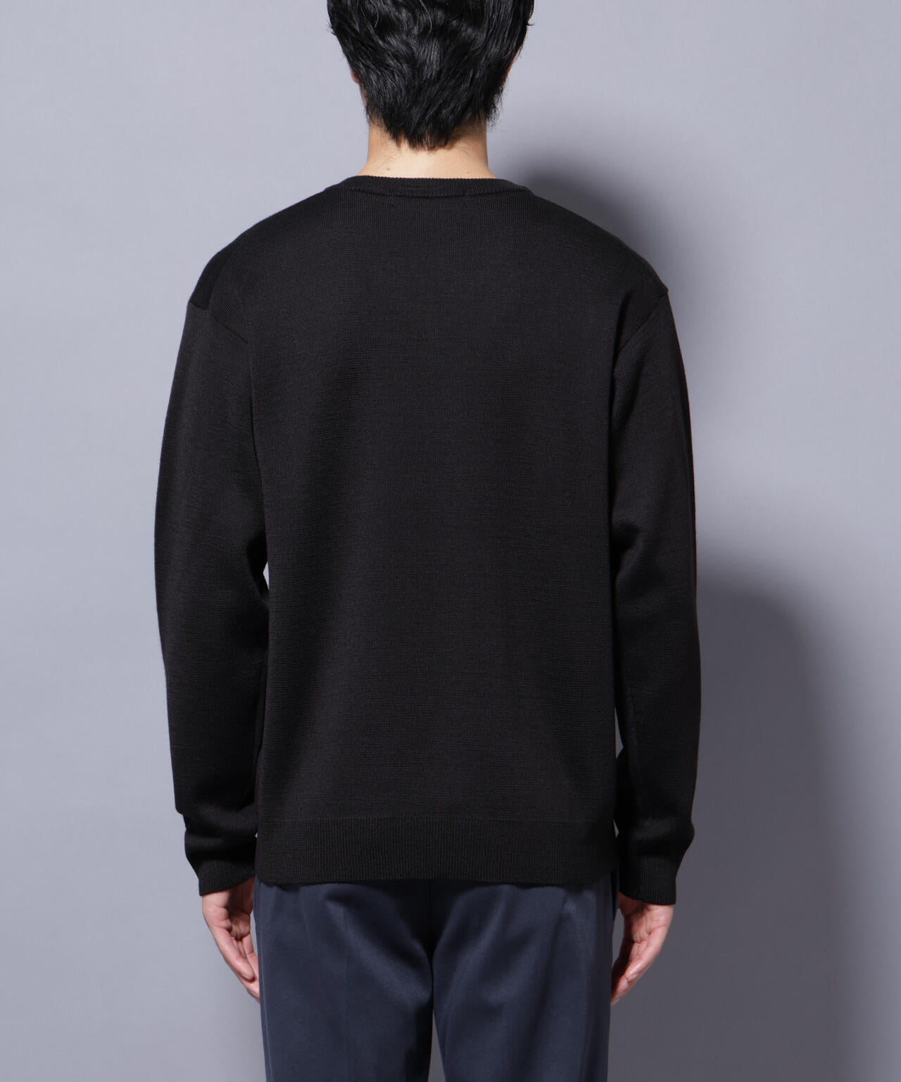 タスマニアウールミックス ミラノリブリラックスVネックニット 6725222224