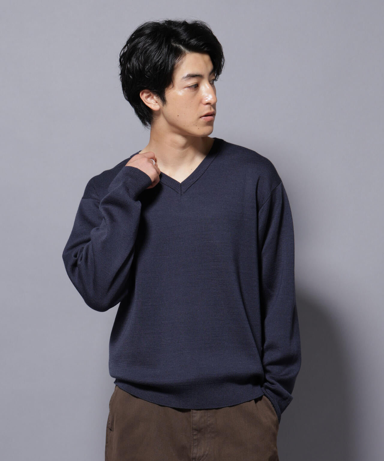 新品未使用タグ付 BRIEFING ネイビー クルーネックセーター S セール】『XLサイズWEB限定』『別注』PENNEYS×DOORS THE FOX クルー