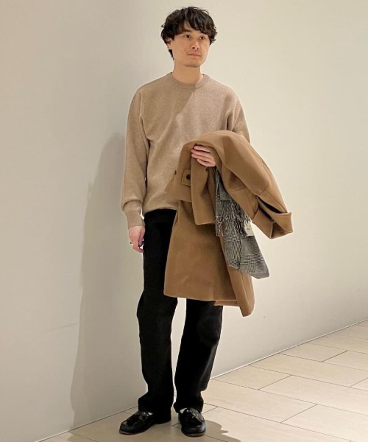 シルク混クルーネックニット 6725222227