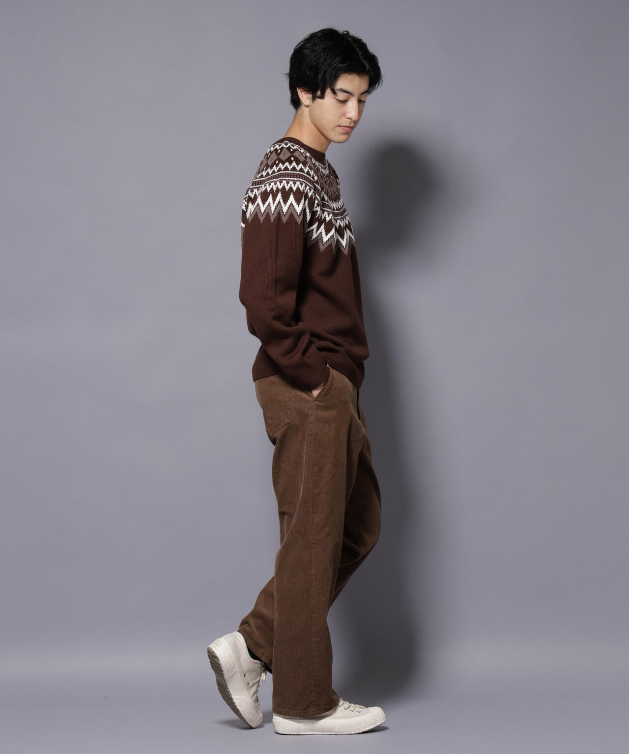 モールヤーンノルディックニット