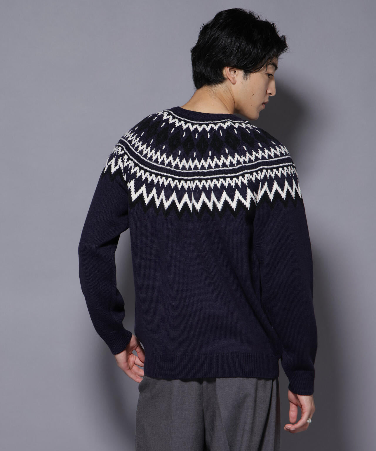 モールヤーンノルディックニット