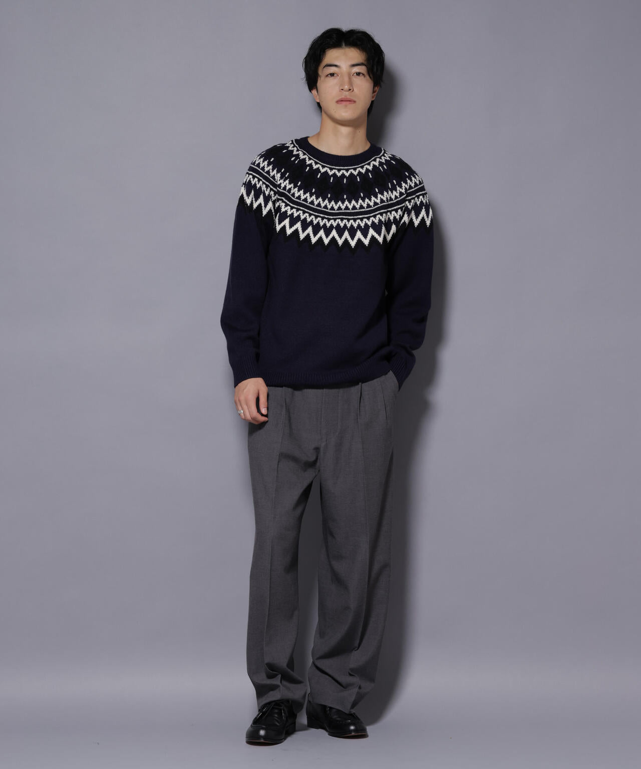 モールヤーンノルディックニット