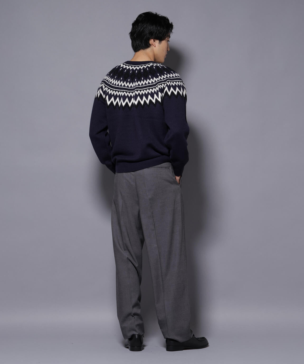 モールヤーンノルディックニット