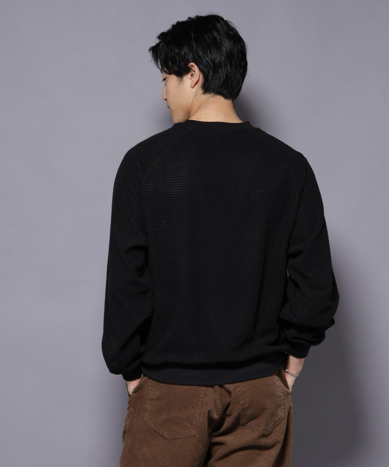 NORMANBROS別注 ワッフルフリース 長袖 6725223002