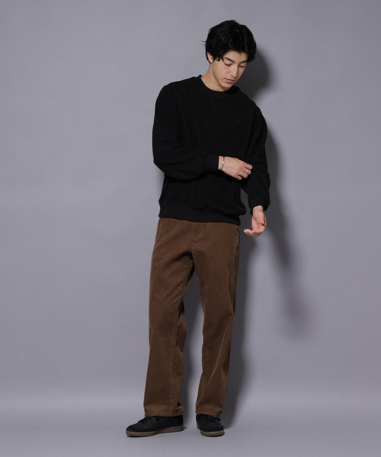 NORMANBROS別注 ワッフルフリース 長袖 6725223002