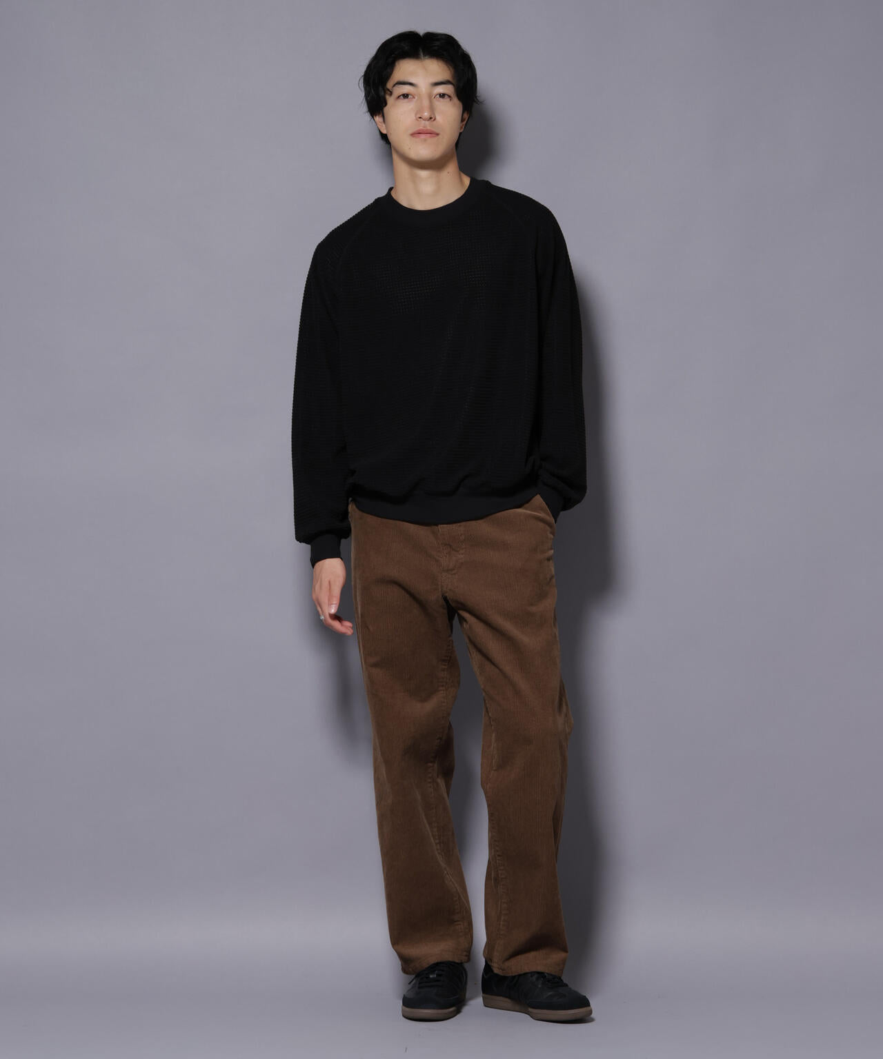 NORMANBROS別注 ワッフルフリース 長袖 6725223002