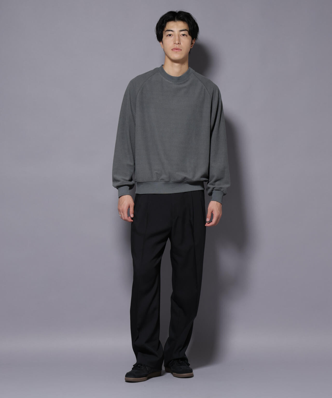 NORMANBROS別注 ワッフルフリース 長袖 6725223002