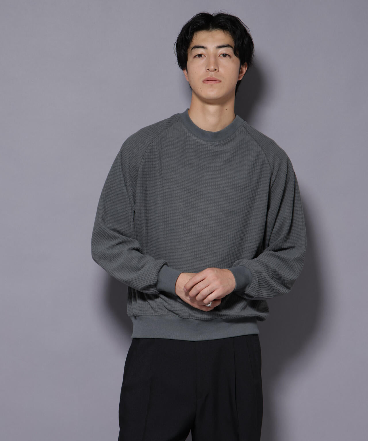 NORMANBROS別注 ワッフルフリース 長袖