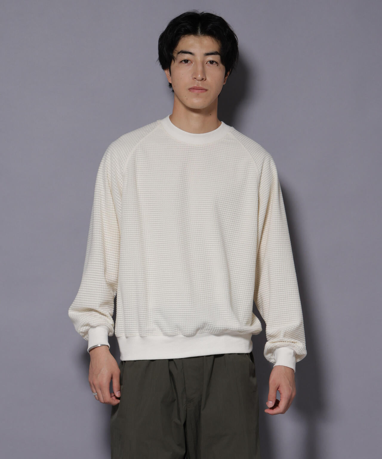 NORMANBROS別注 ワッフルフリース 長袖 6725223002