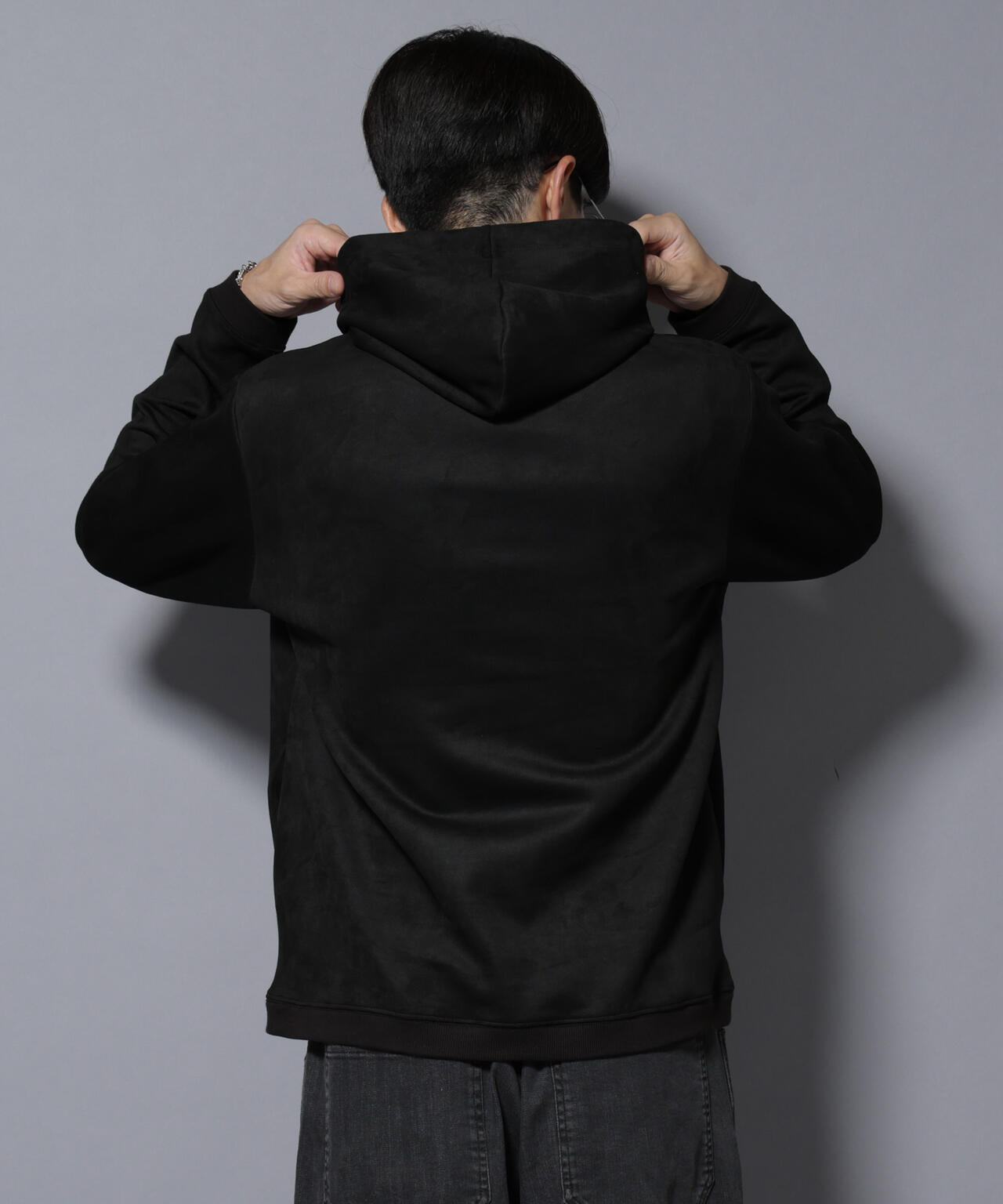 フェイクスエードフーディー 長袖 6725223203