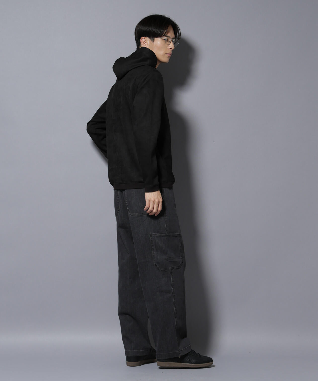 フェイクスエードフーディー 長袖 6725223203