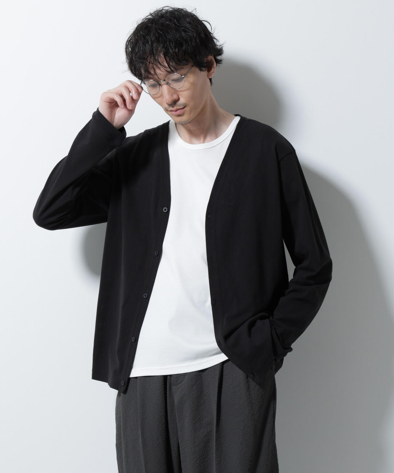 エアパッセージ ジャージーカーディガン 6725223205