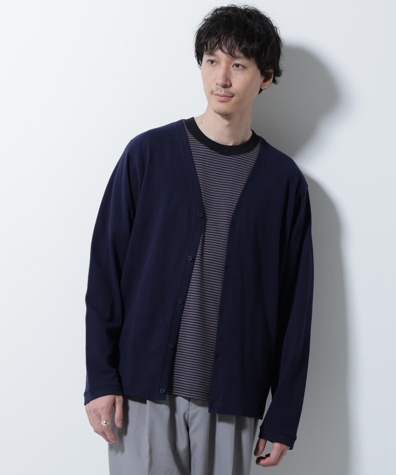 エアパッセージ ジャージーカーディガン