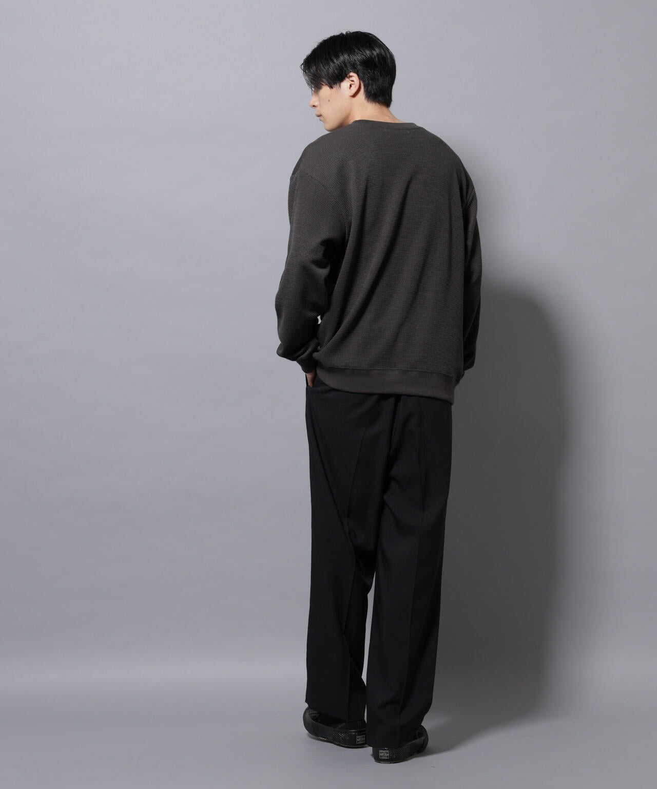テックワッフルクルーネックＴシャツ 6725223206