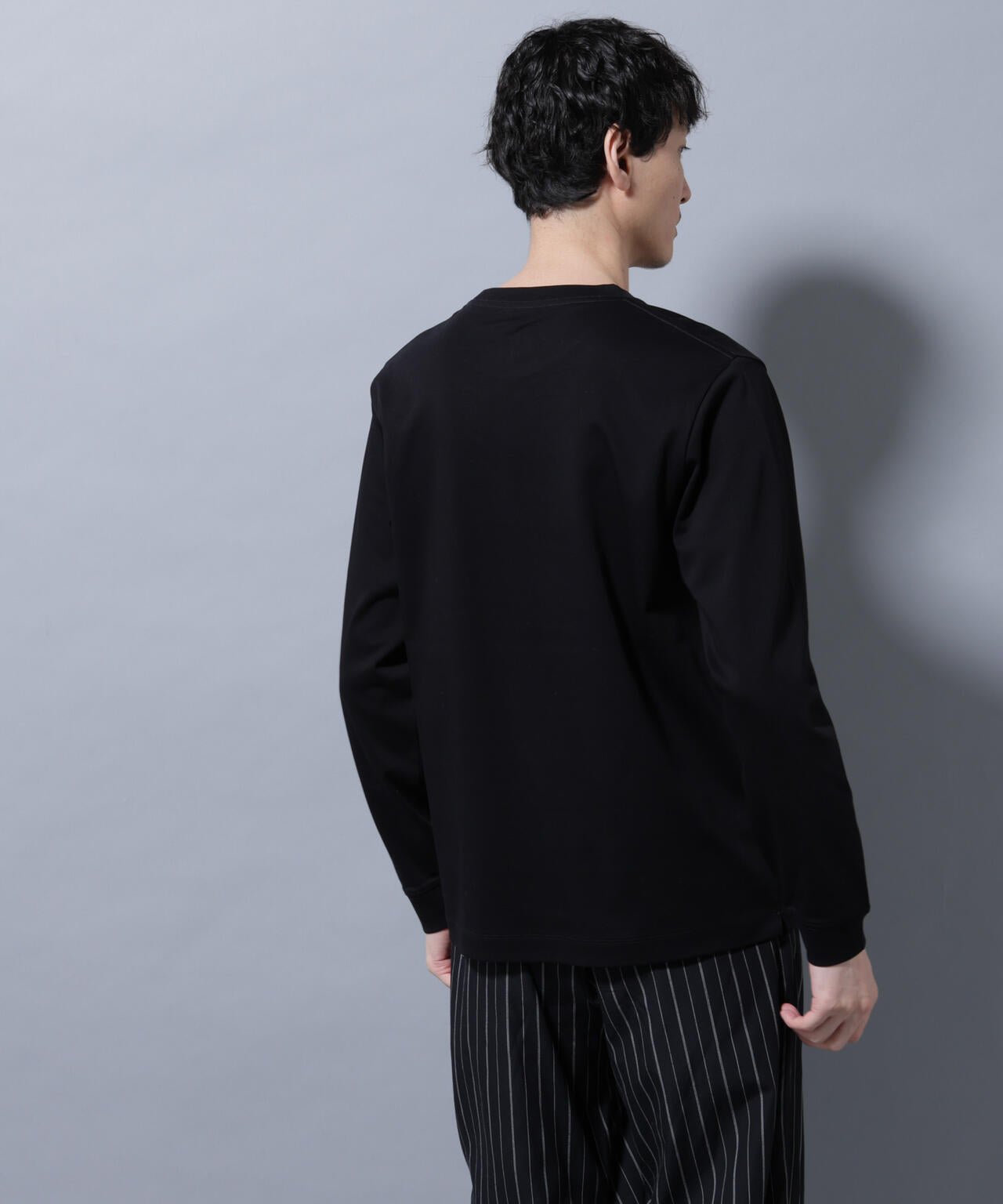 アンチスメルクルーネックTシャツ 長袖 6725223208