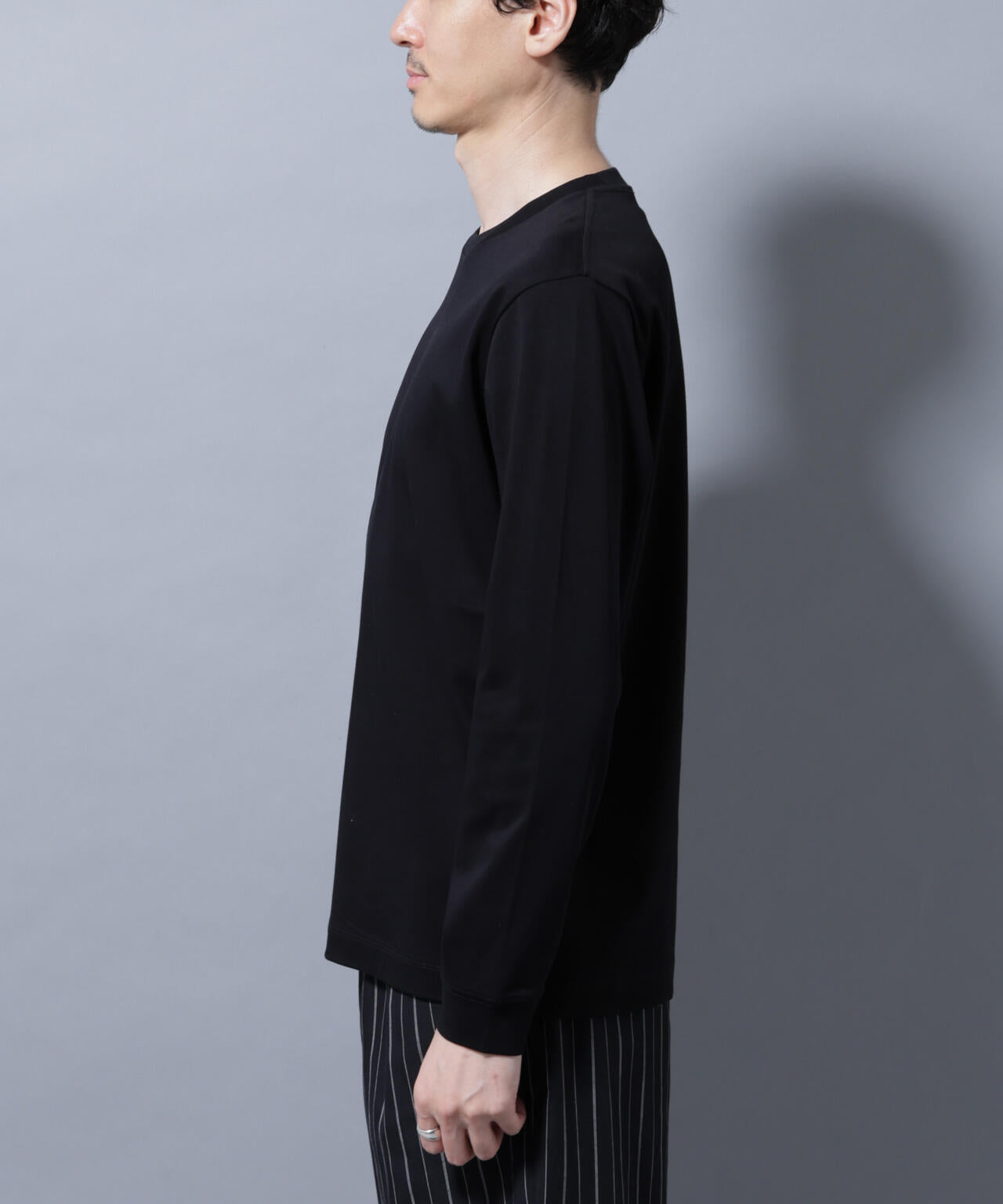 アンチスメルクルーネックTシャツ 長袖 6725223208