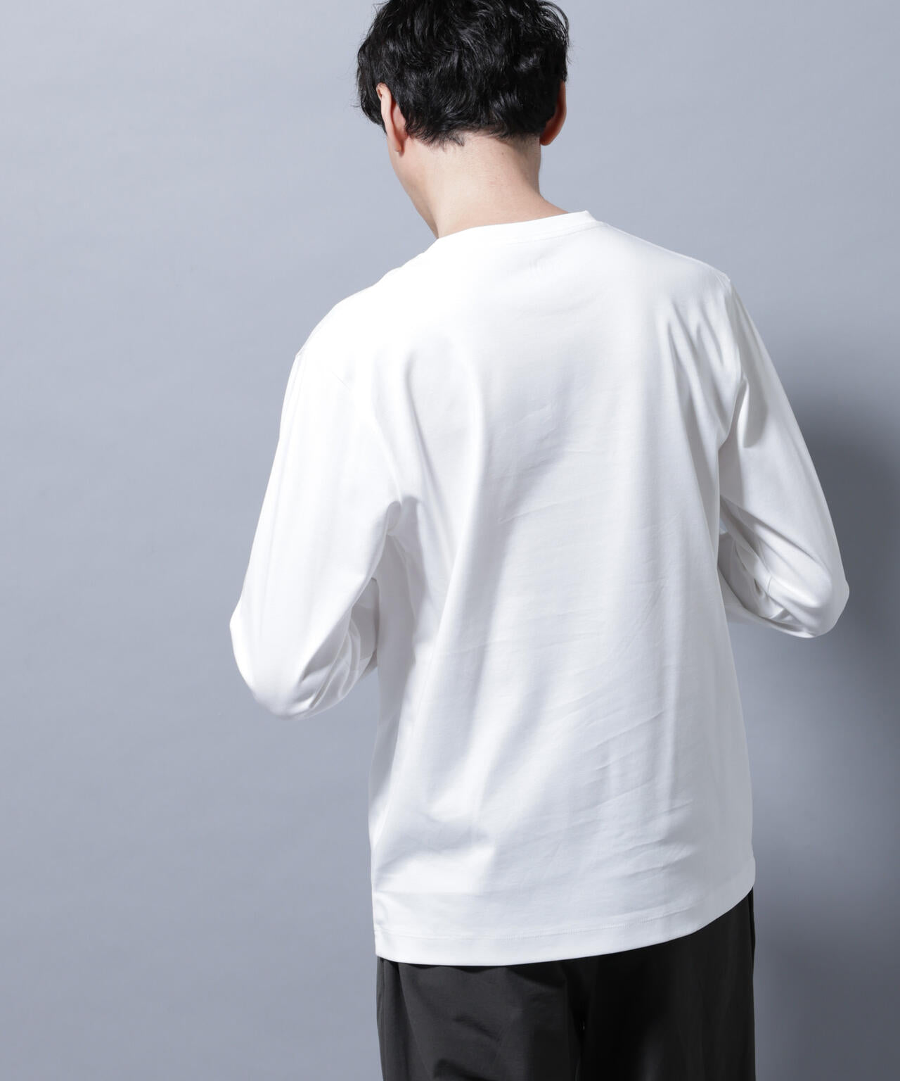アンチスメルクルーネックTシャツ 長袖 6725223208