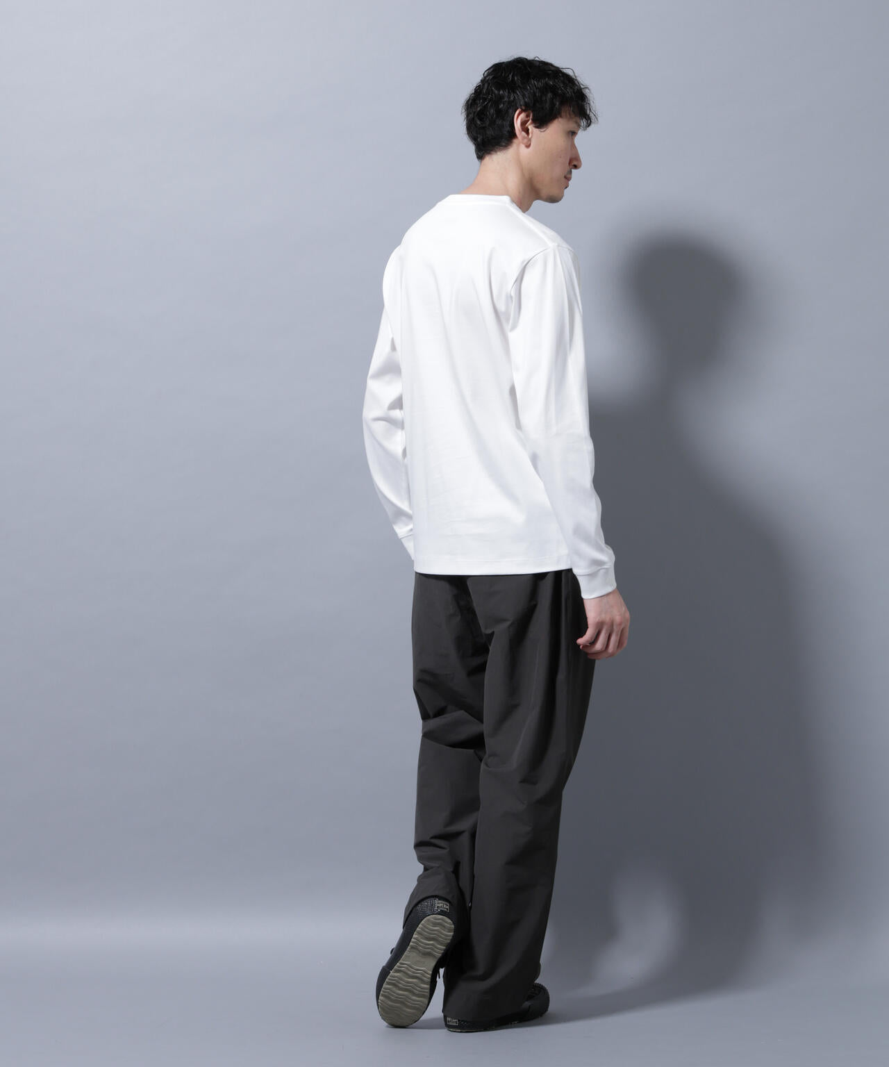アンチスメルクルーネックTシャツ 長袖 6725223208