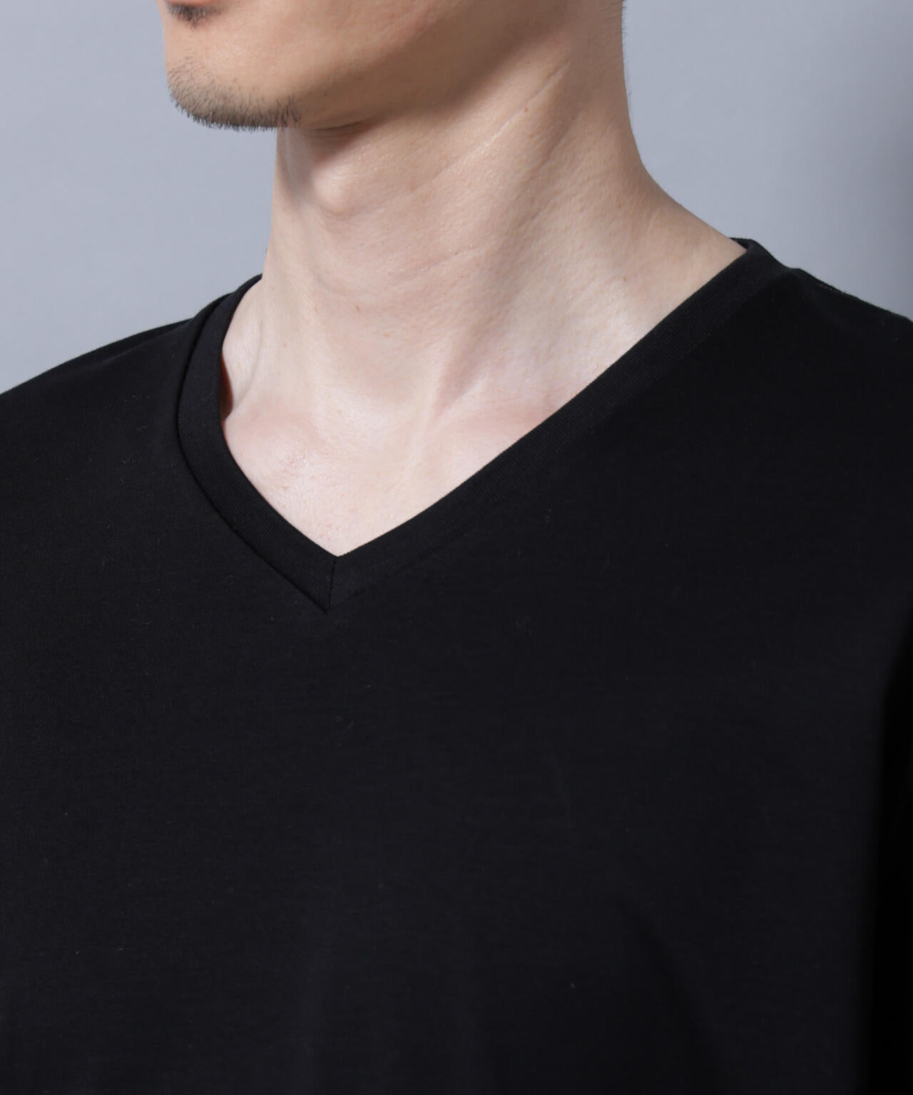 アンチスメルVネックTシャツ 長袖 6725223209