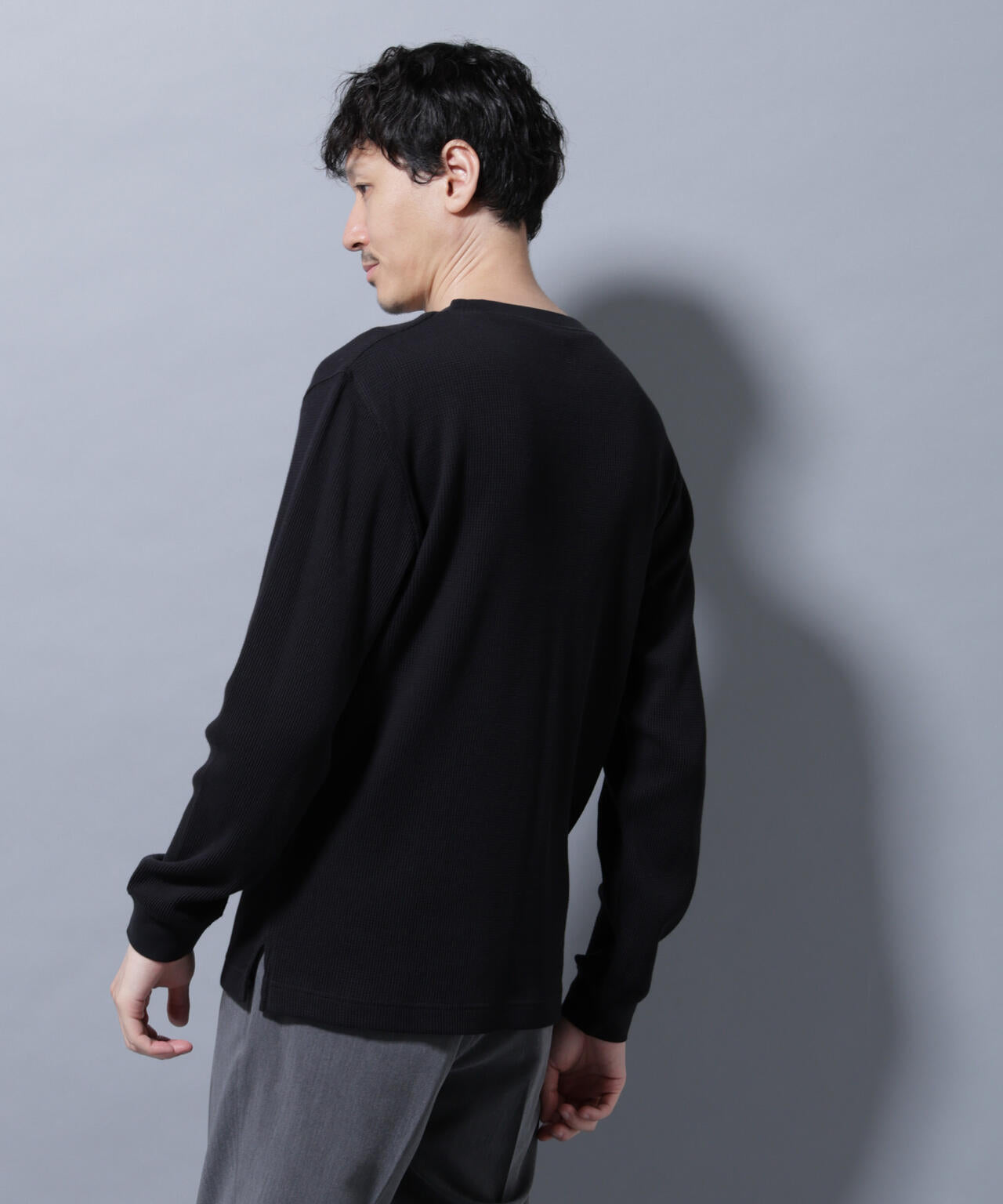 アンチスメルワッフルTシャツ 長袖 6725223212