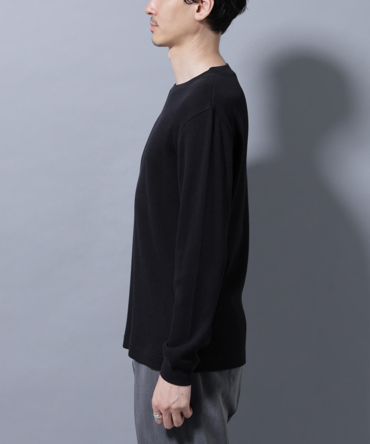アンチスメルワッフルTシャツ 長袖 6725223212
