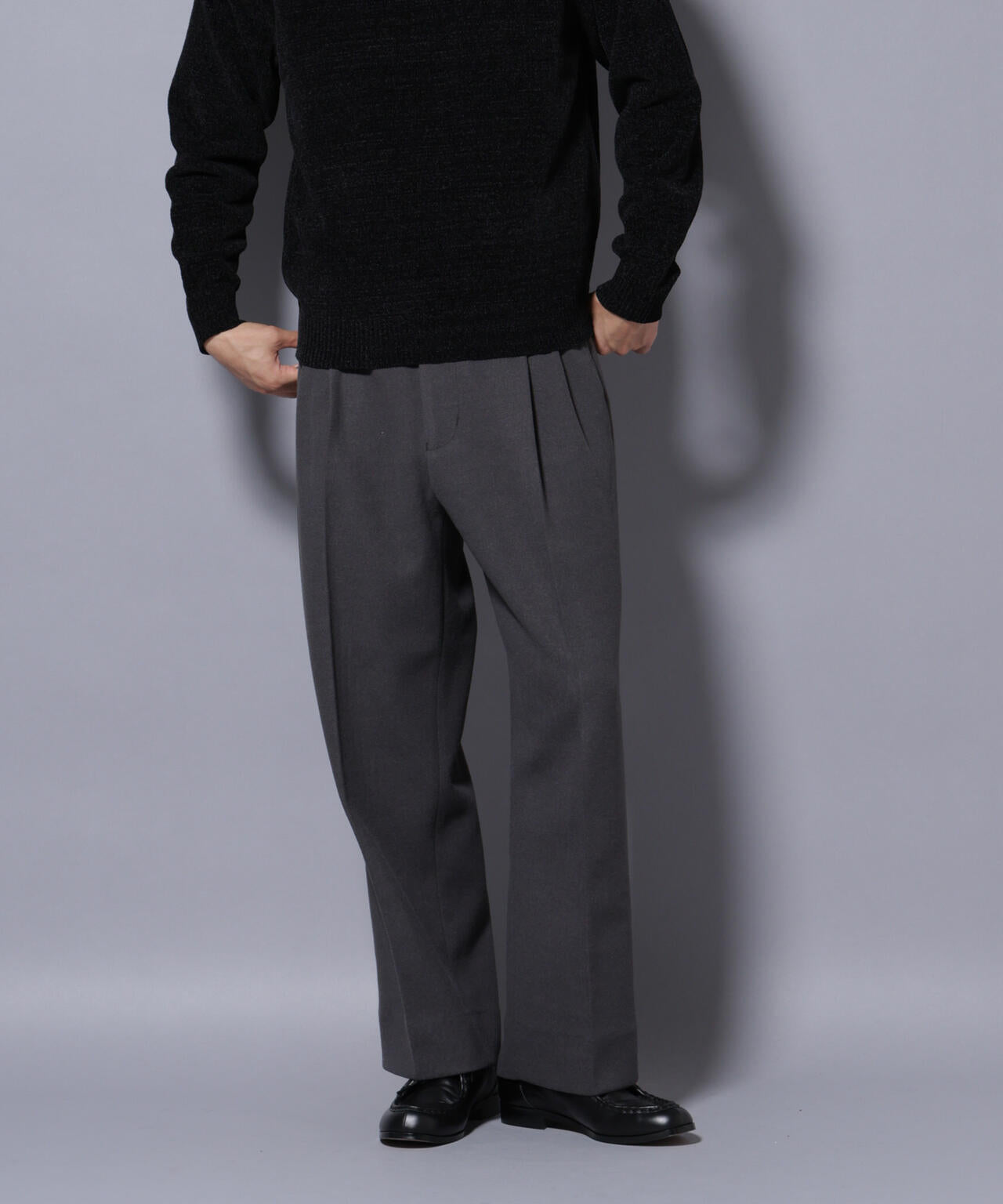 テックメルトンワイドスラックス