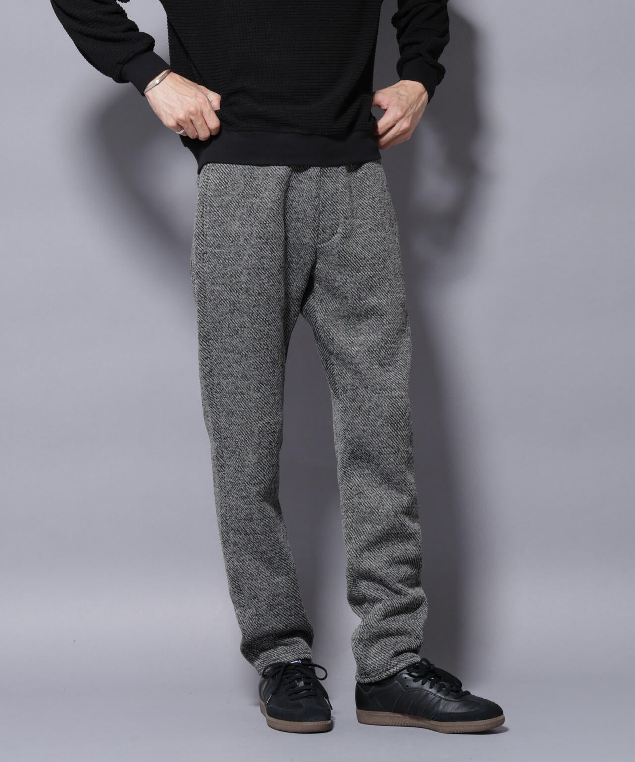 マモ　グレー36サイズ　木曜日発送 2025年春夏モデル】DRY OXFORD ワイドパンツ(パンツ)｜MACKINTOSH