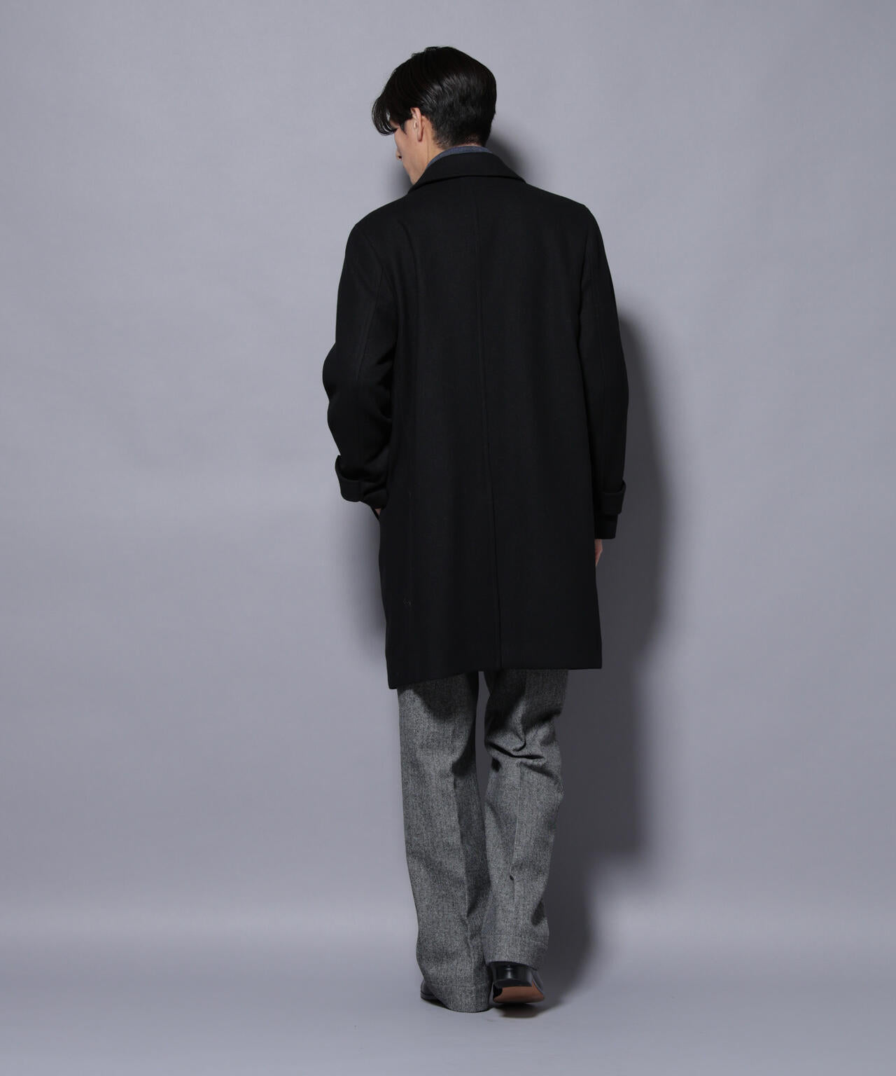 ヘリンボーンストレートスラックス