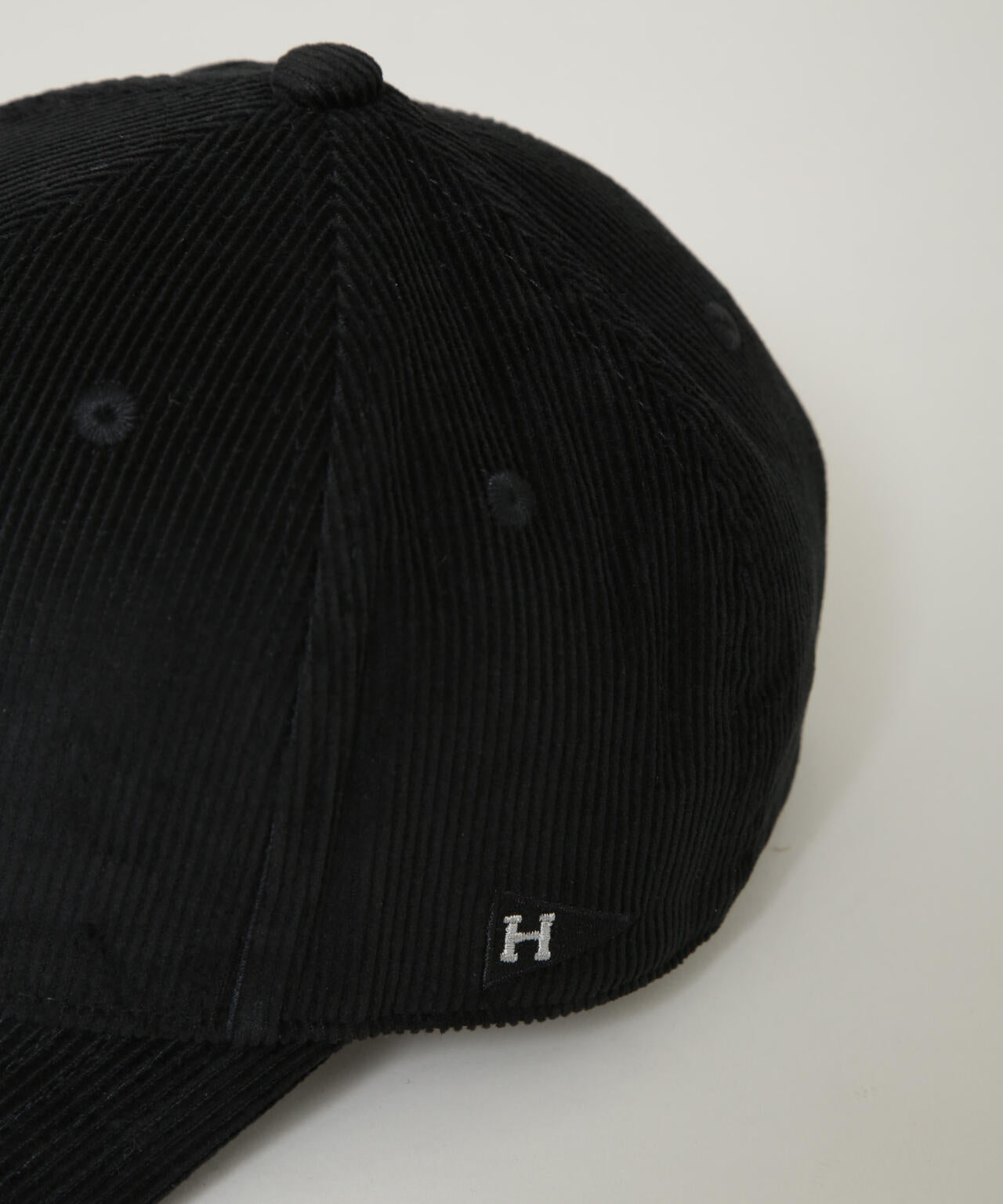 Healthknit/別注 コーデュロイペナント刺繍キャップ 6725239013