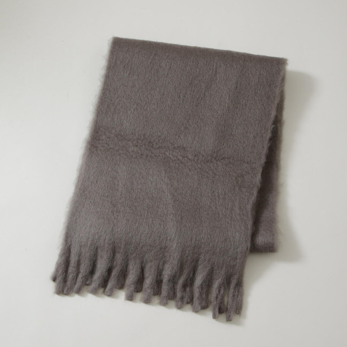 ボリュームフリンジマフラー / ソリッド