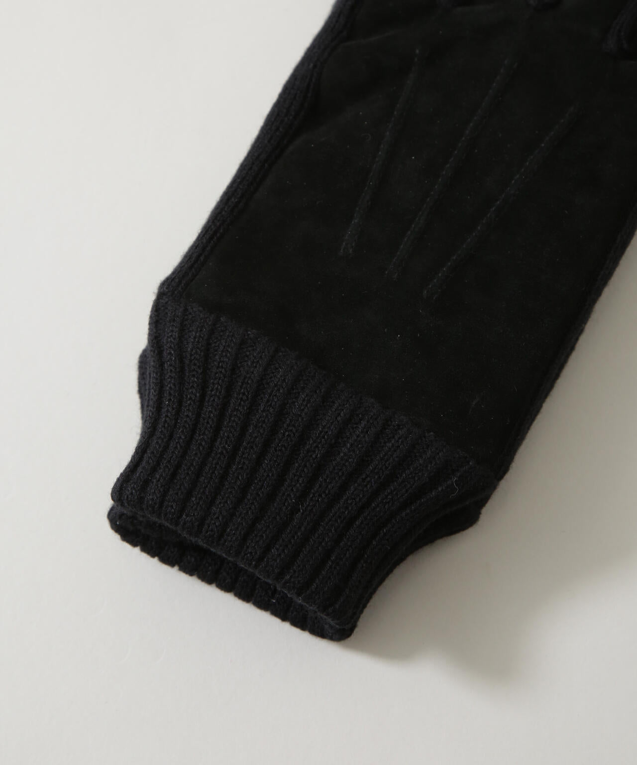 タッチパネル対応 Thinsulate スウェード×ニット切替グローブ 6725249203