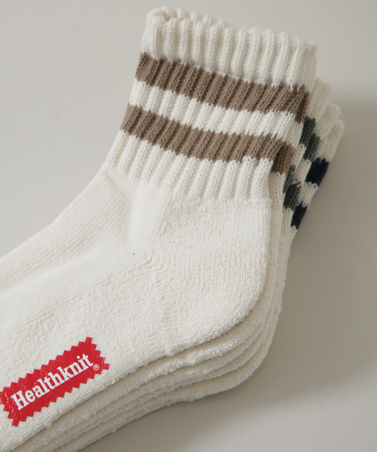 Healthknit / シンカー2本ライン ソックス 3足SET