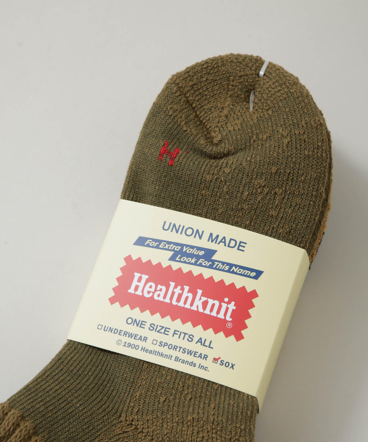 Healthknit/シンカーカラー無地 ソックス 3足セット 6725251022