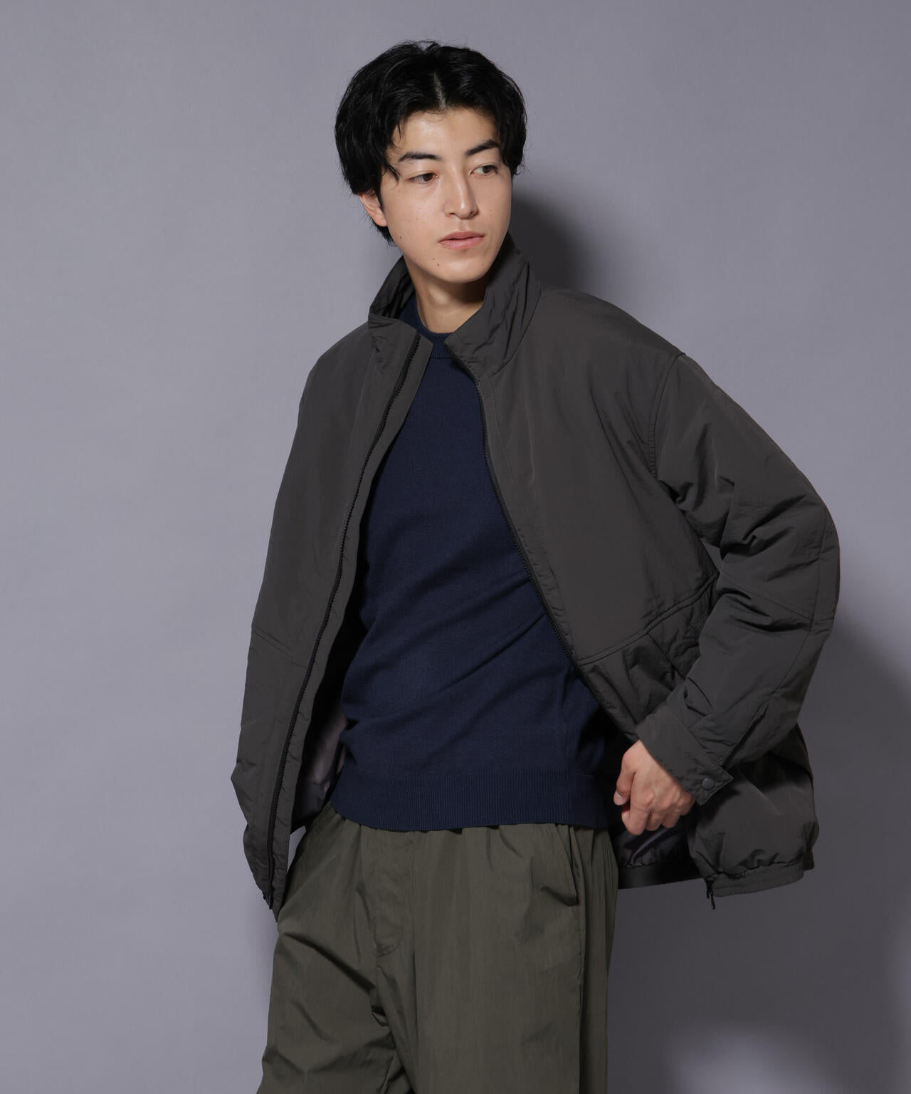 THERMOLITE(R)  スタンドZIPブルゾン