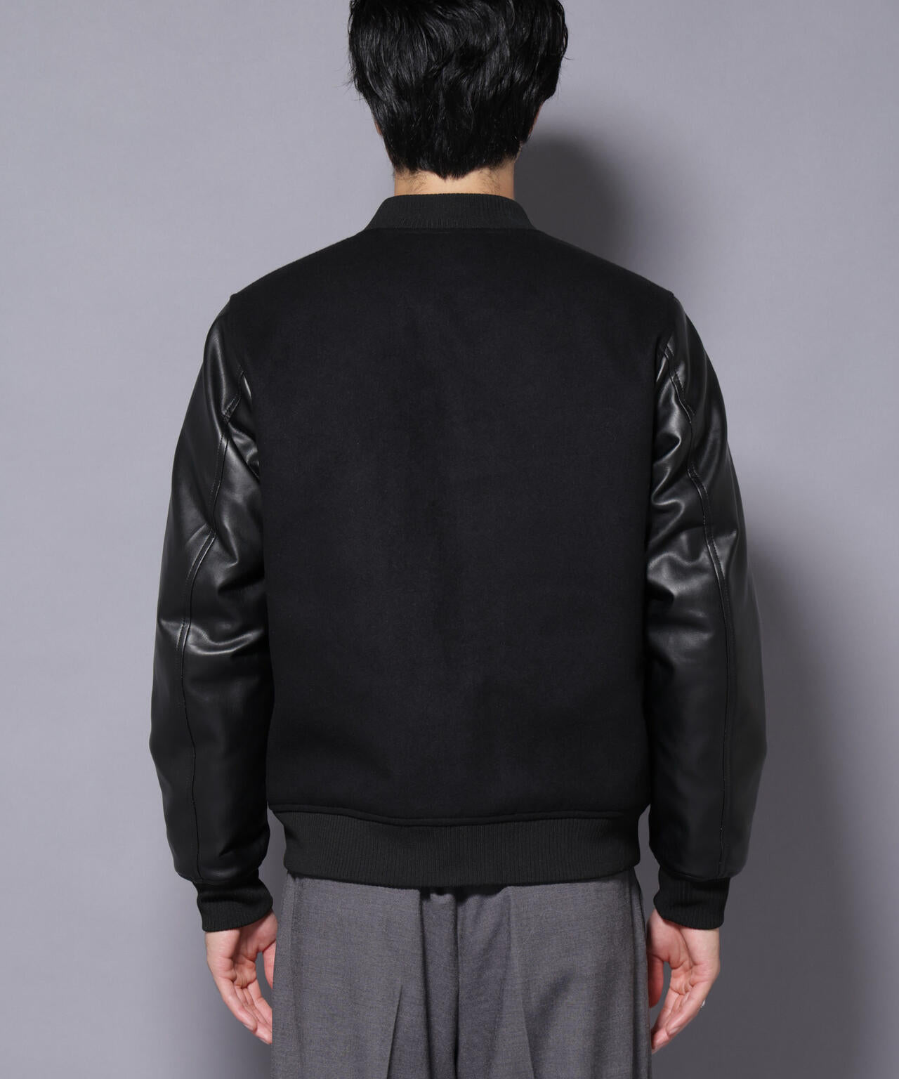 フェイクレザースタジャン 6726112202