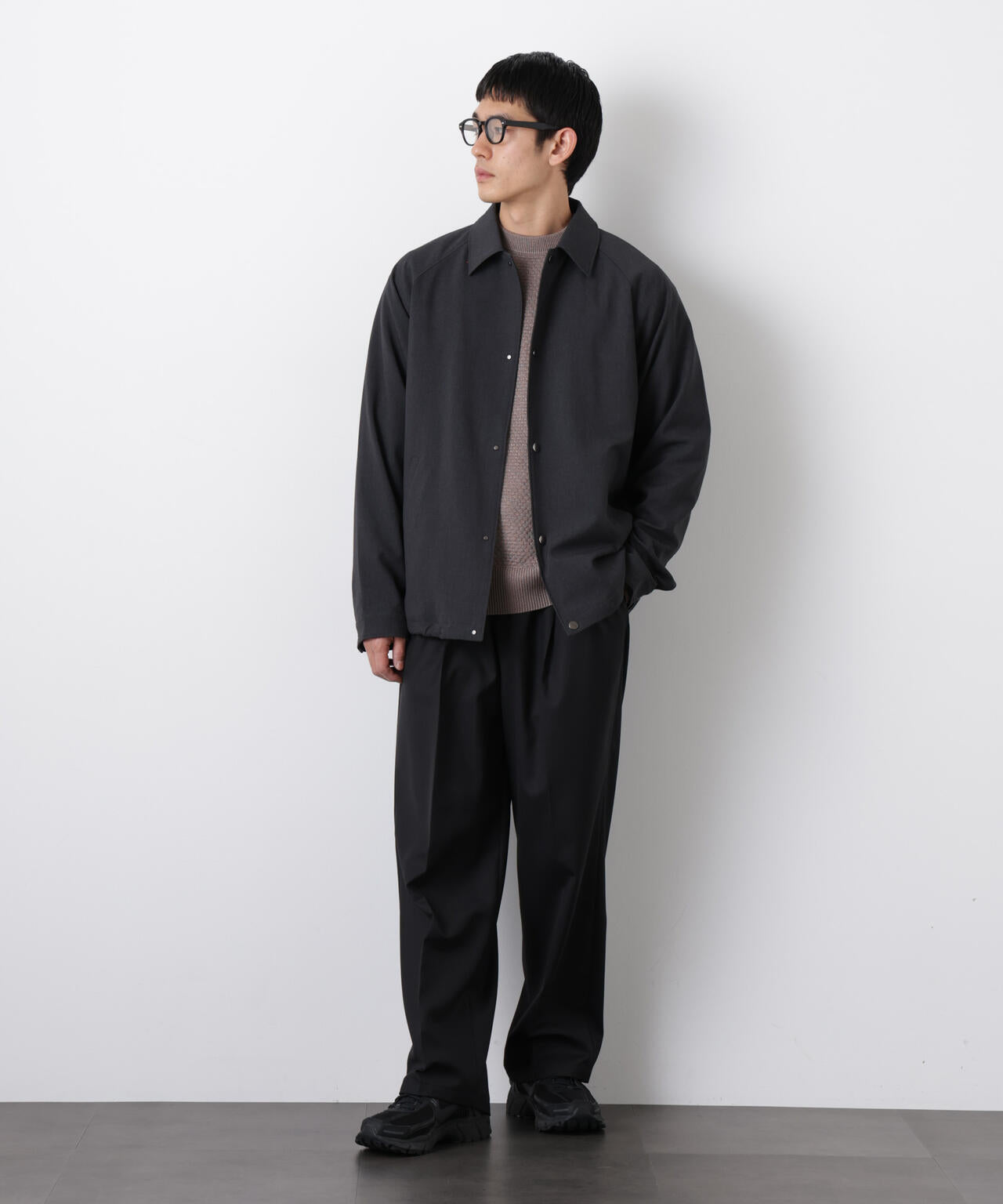 イタリアンドットリラックスコーチジャケット