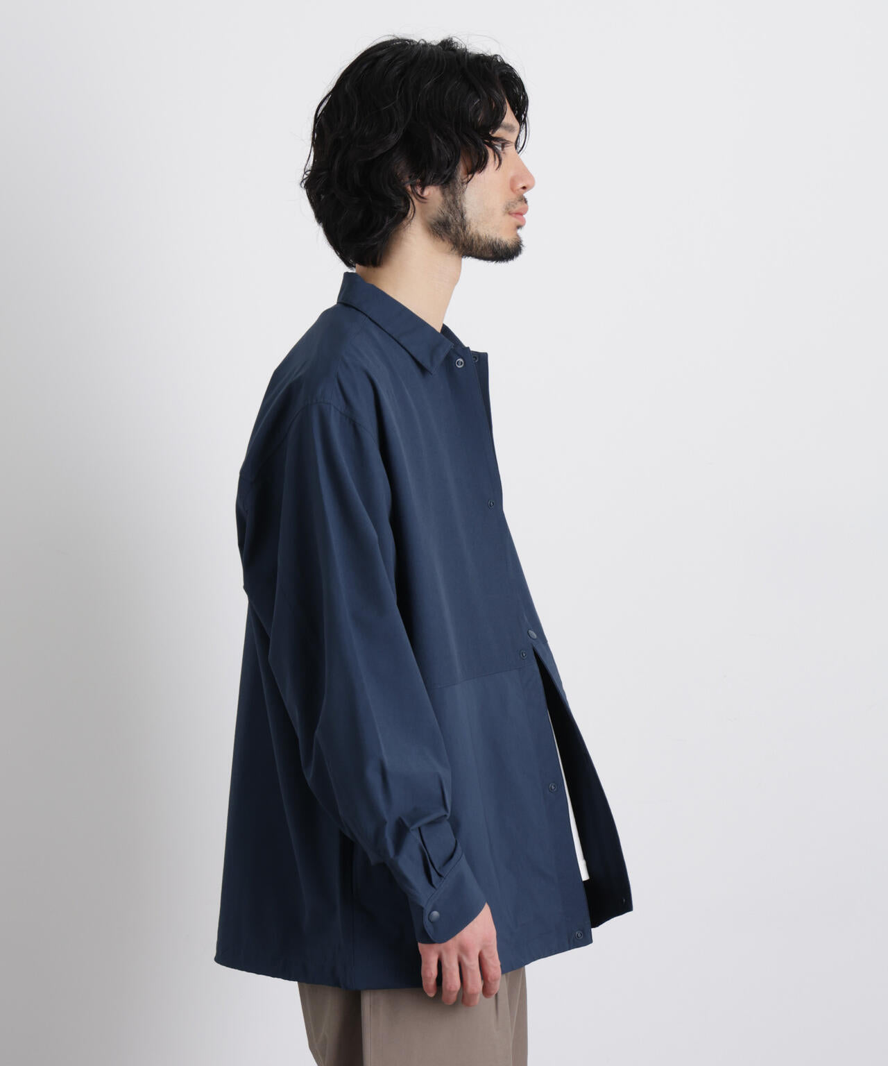 ストレッチワイドシャツブルゾン 6726112210