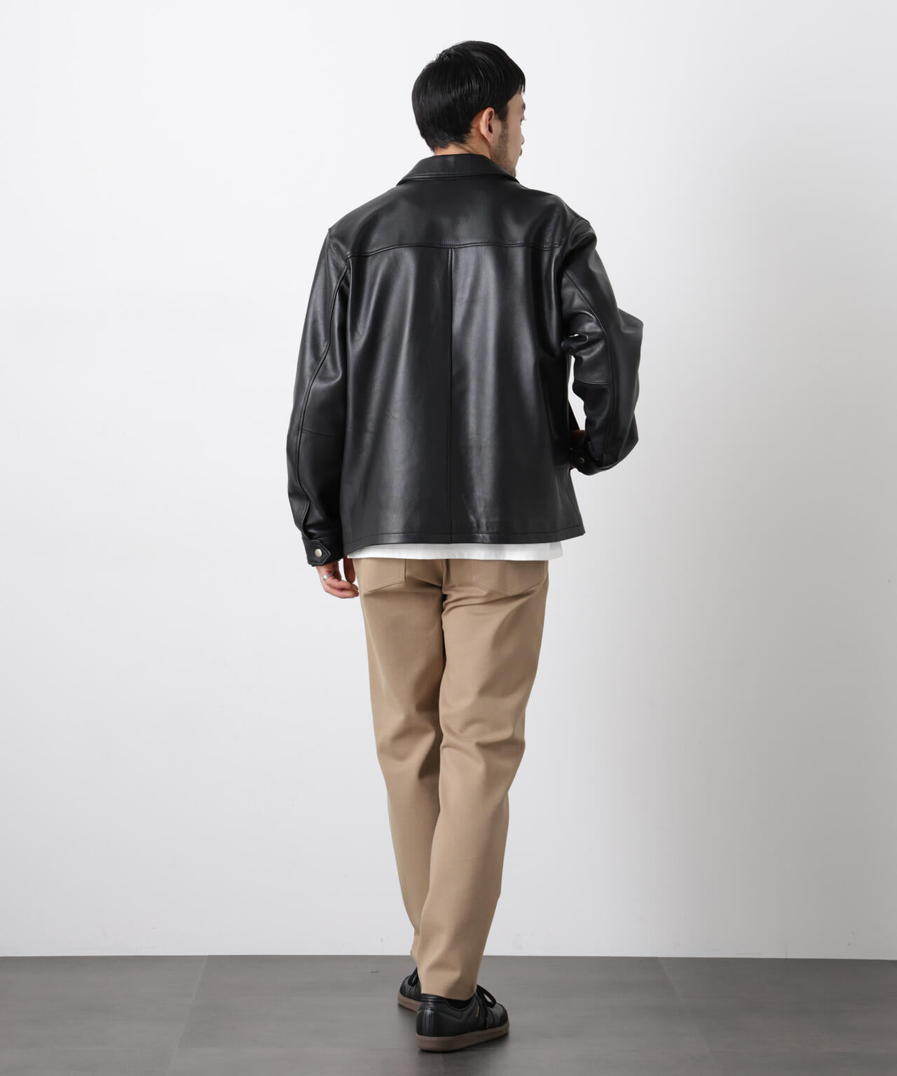 レザーシングルライダースジャケット 6726113201