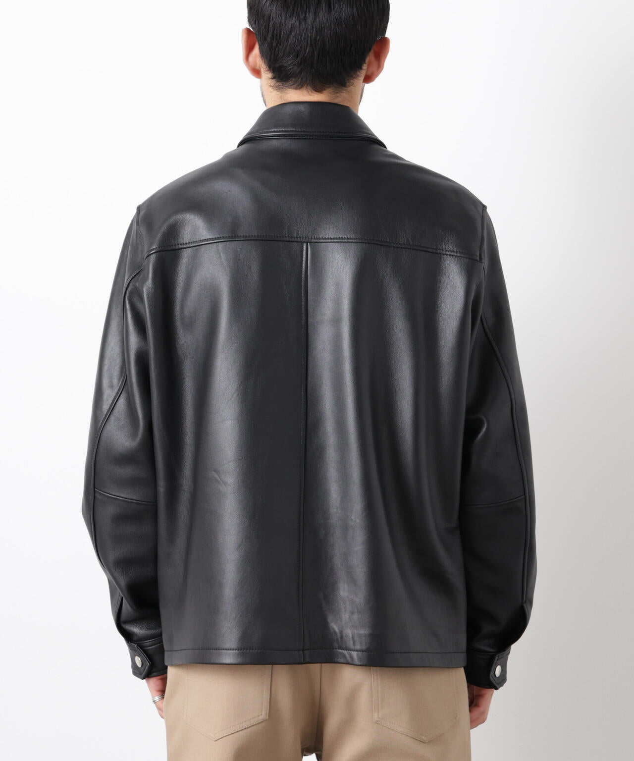 レザーシングルライダースジャケット 6726113201