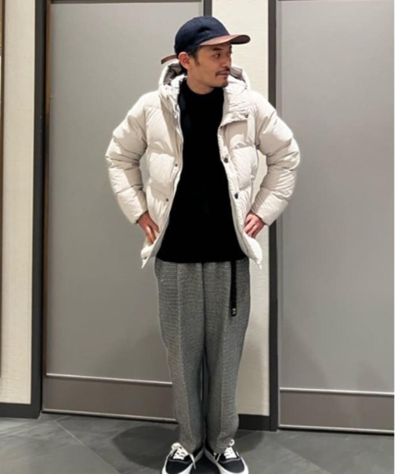 anewdown(R)フルダルステッチフーデット撥水ダウン 6726114202