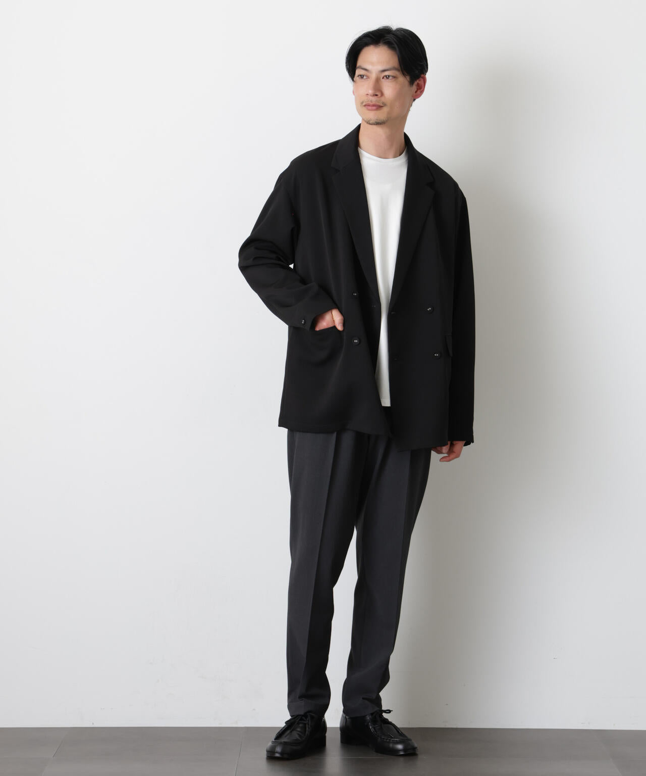 ドレープダブルジャケット 6726116203