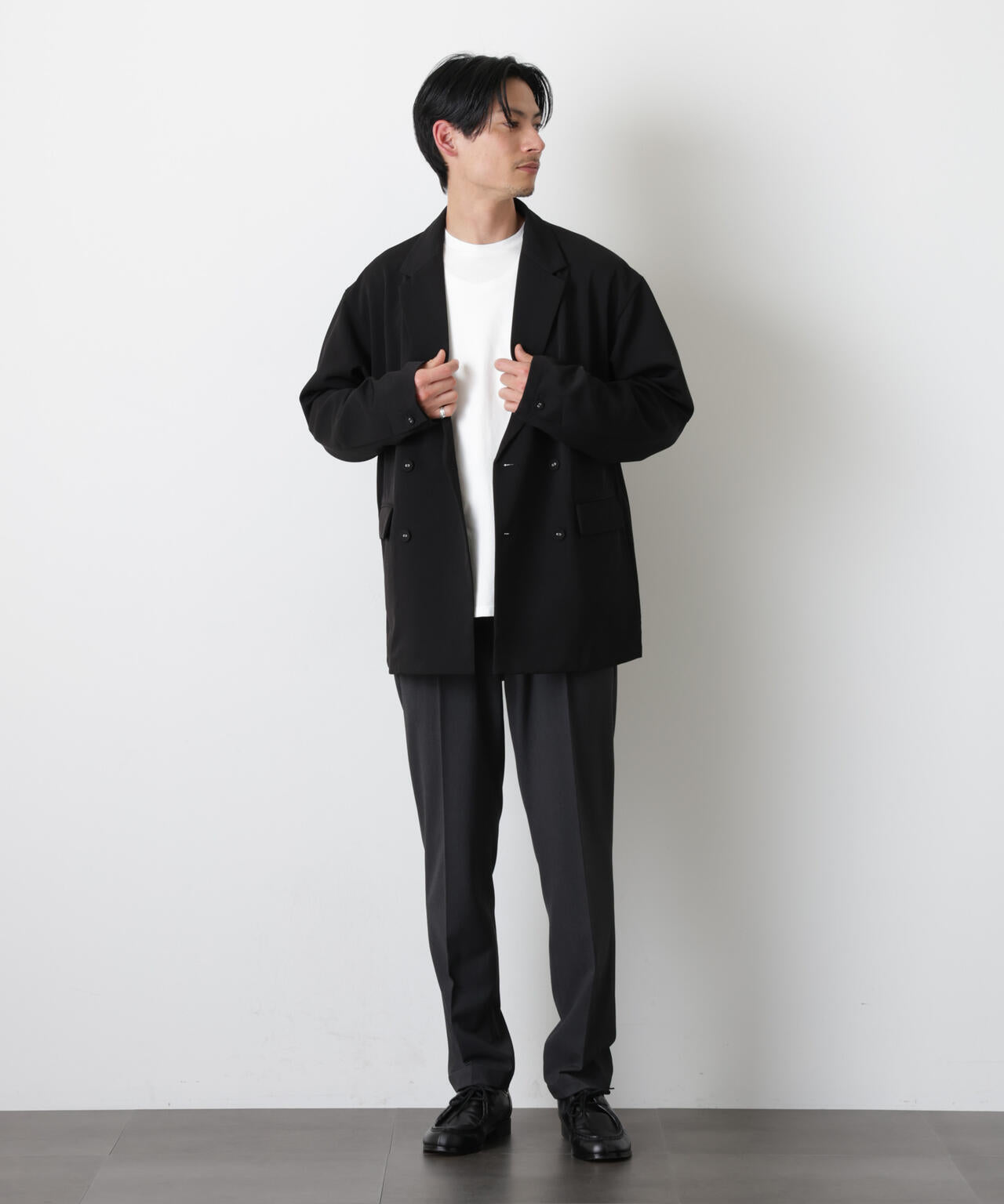 ドレープダブルジャケット 6726116203