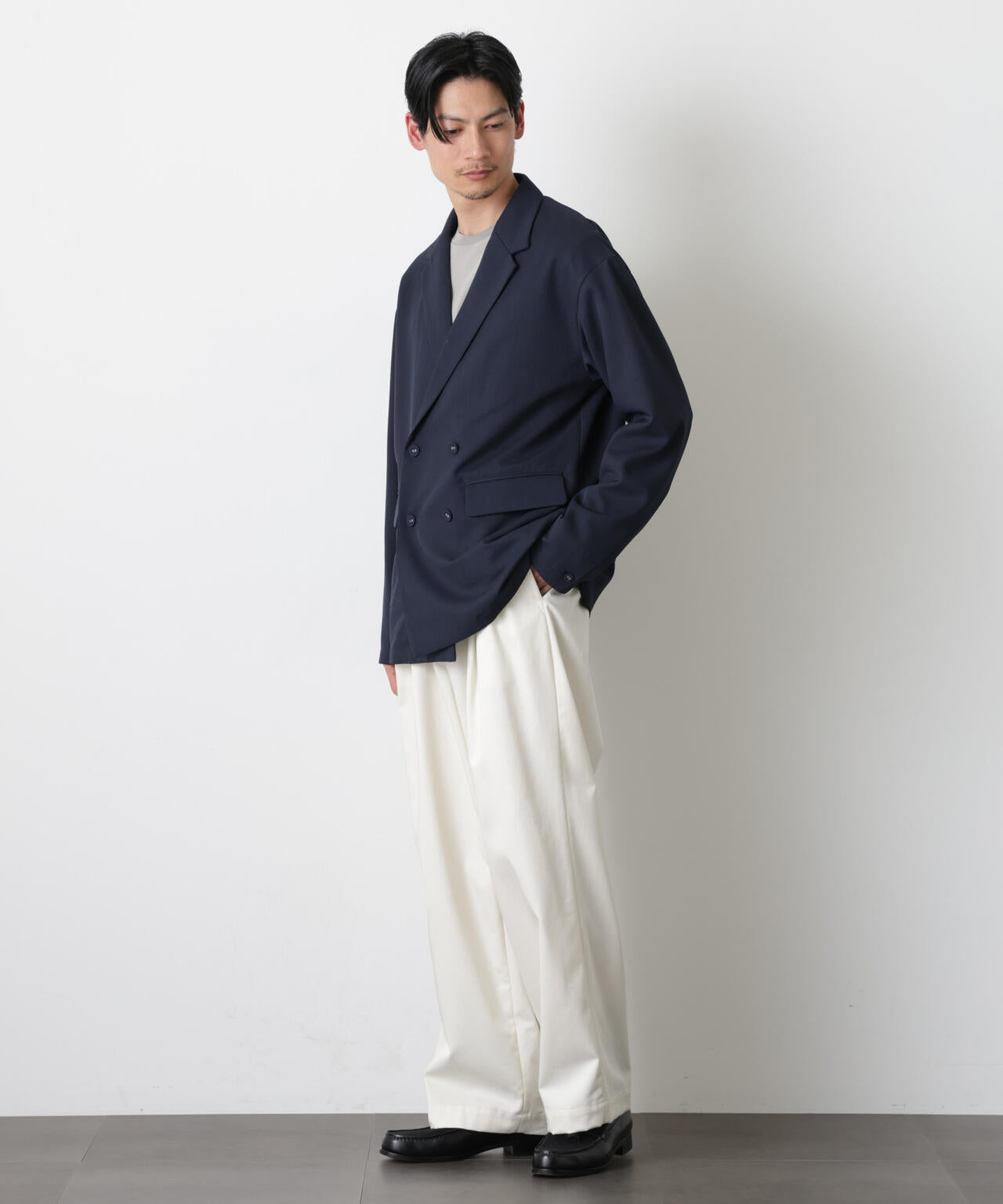 ドレープダブルジャケット 6726116203