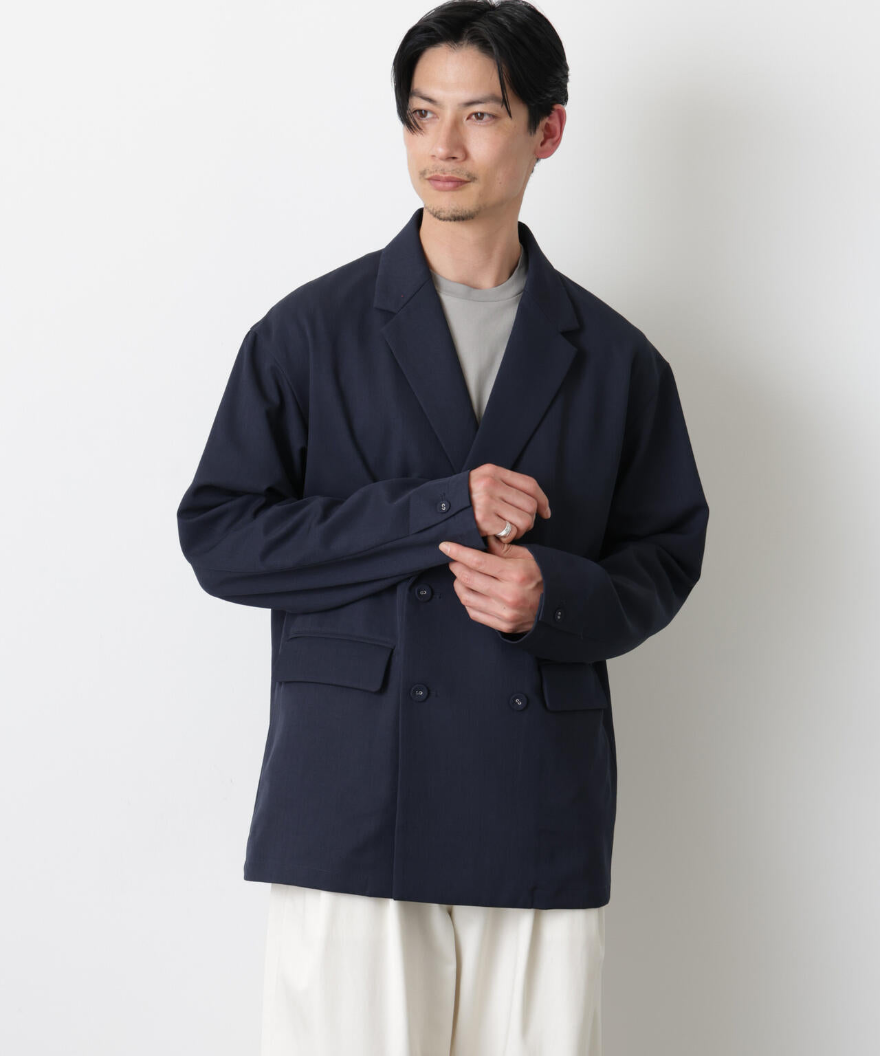 ドレープダブルジャケット 6726116203