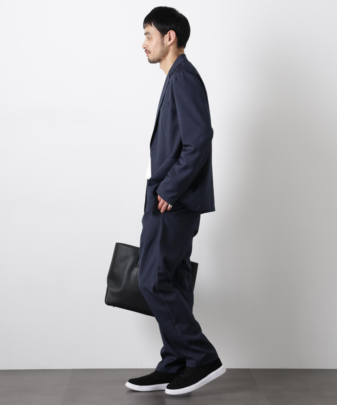 ポリエステルツイル セットアップ(洗濯機洗い可能)