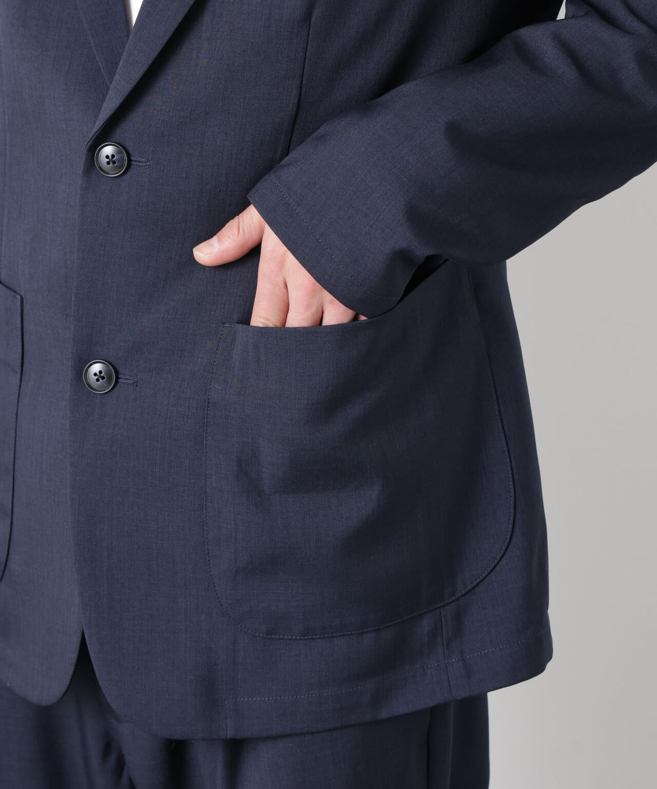 ポリエステルツイル セットアップ(洗濯機洗い可能) 6726118201