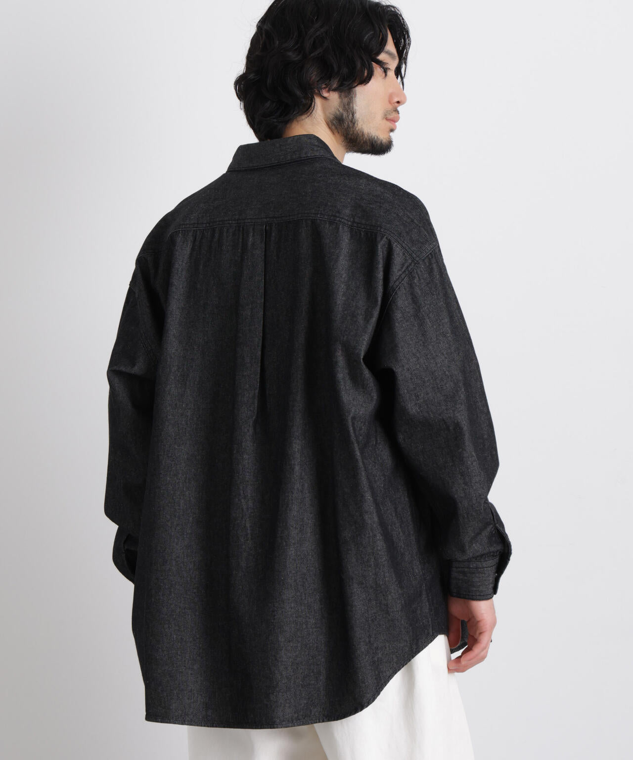 6.5oz リラックスデニムシャツ 長袖 6726120203