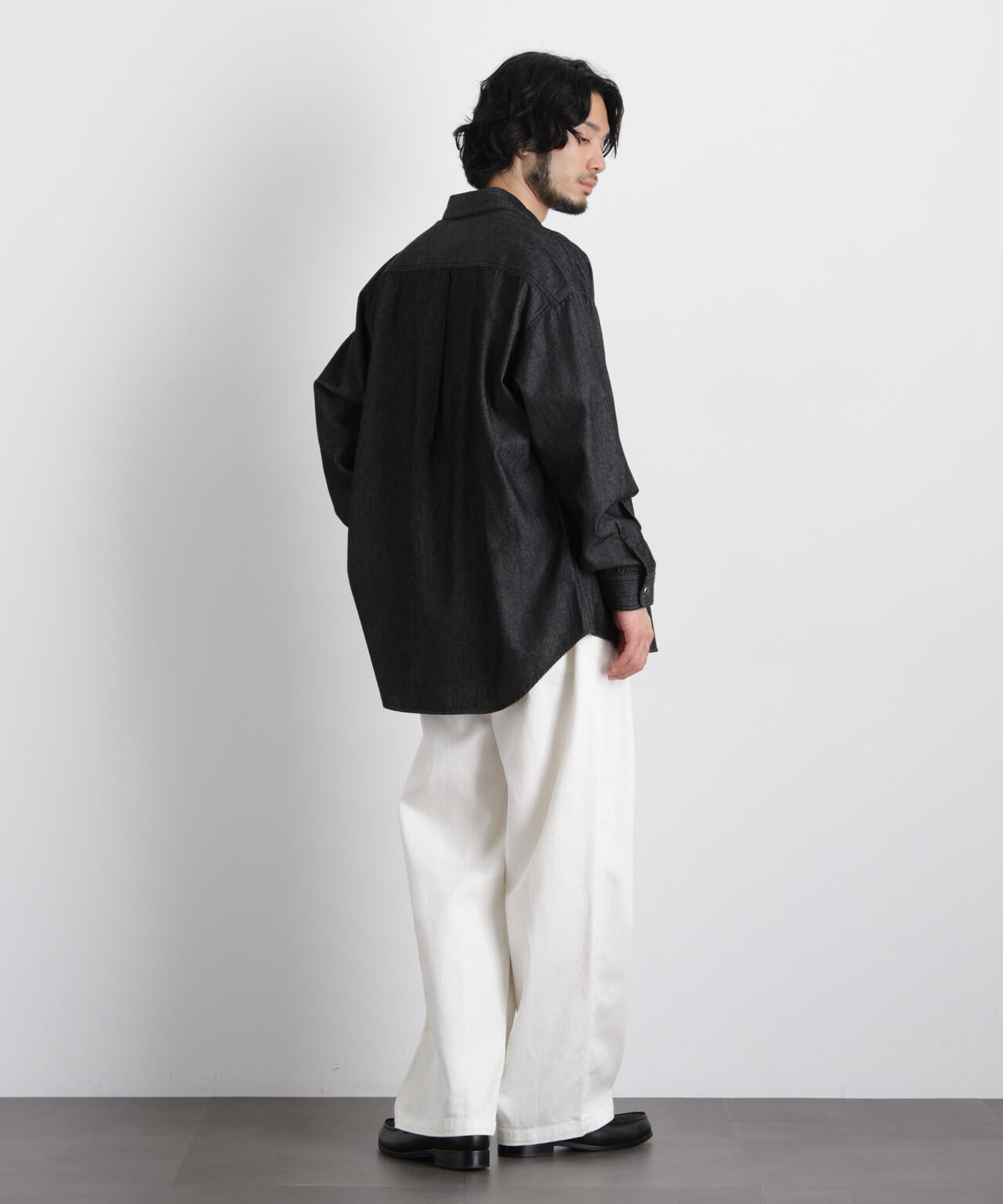 6.5oz リラックスデニムシャツ 長袖 6726120203