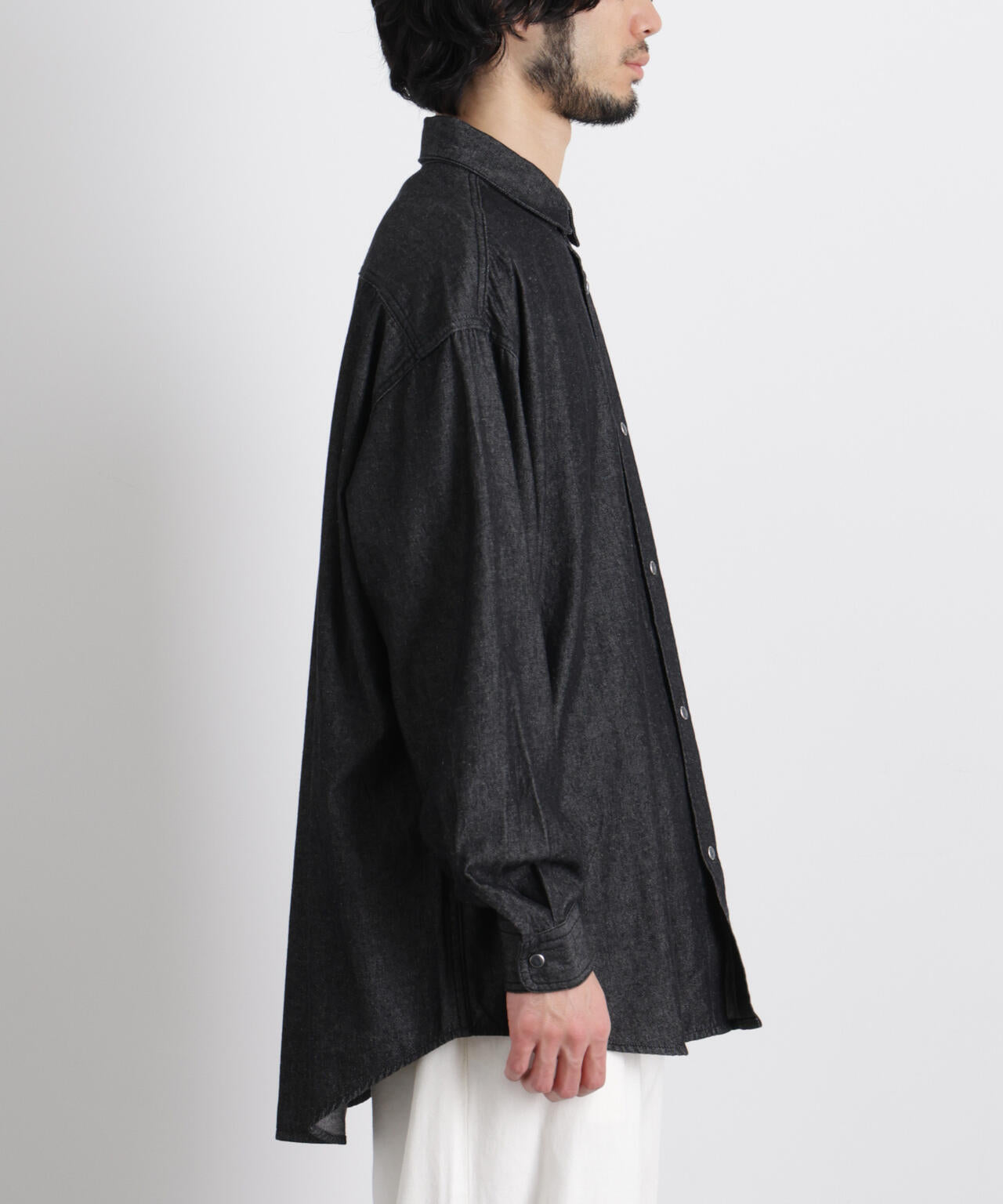 6.5oz リラックスデニムシャツ 長袖 6726120203